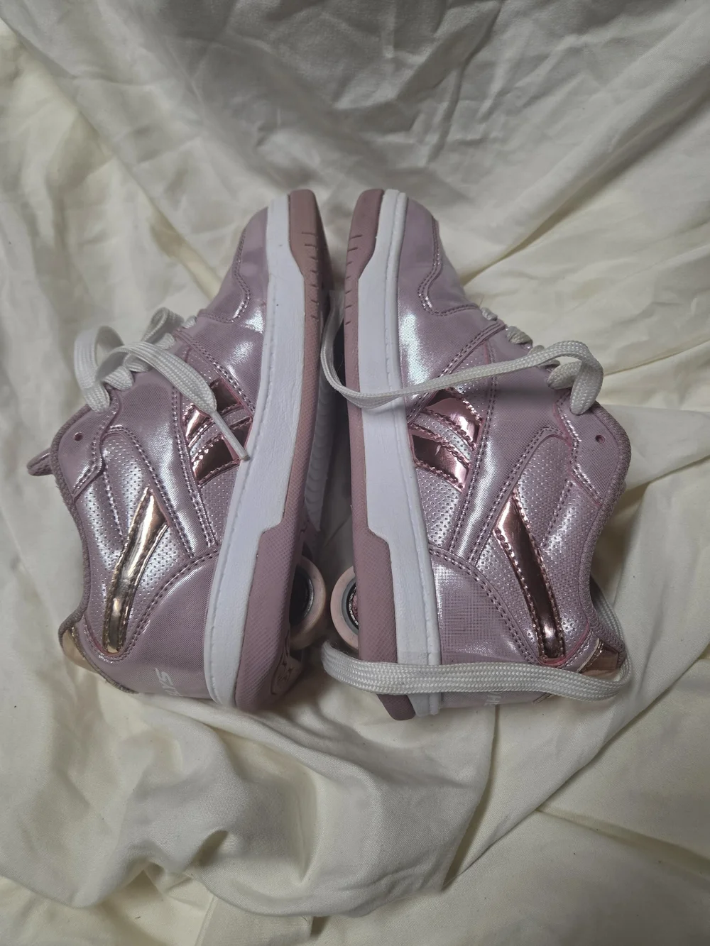 Reebok Heeleys Kids' Light Pink High-Top Sneakers